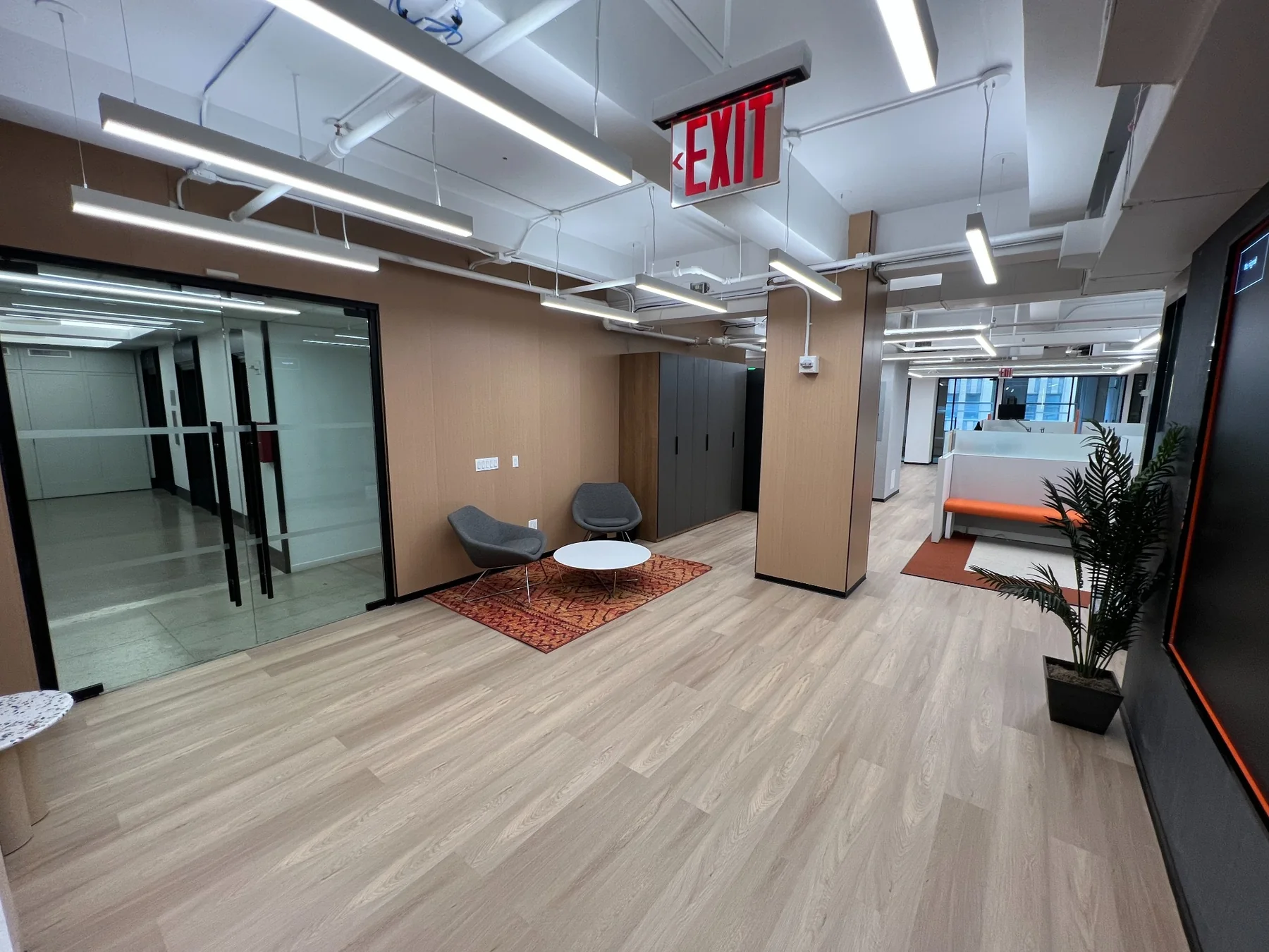 Completed Midtown office interior