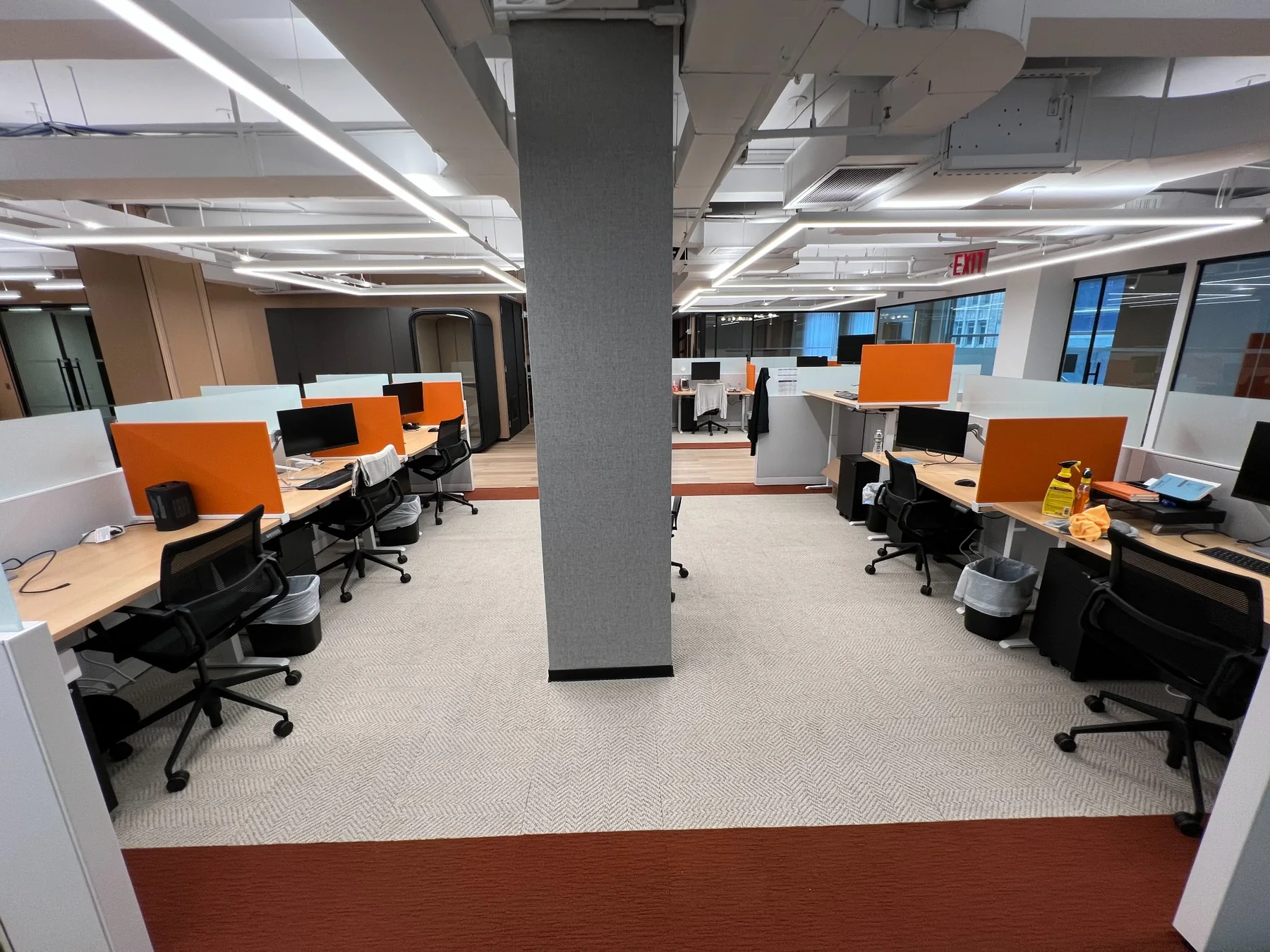 Midtown Commercial Office completed office interior